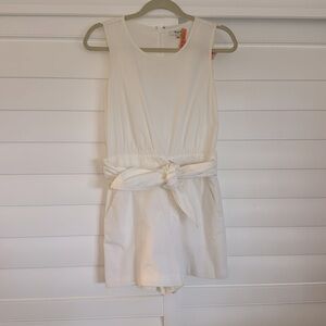 Adorable Madewell tiefront romper Sz 6